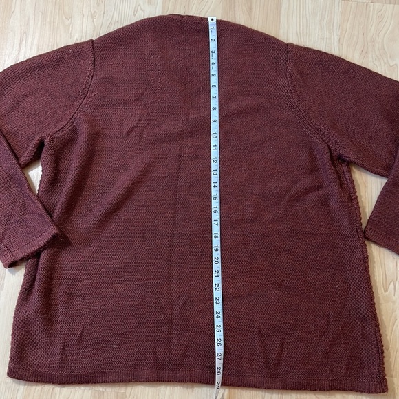 Ulla Popken Brown V Neck Sweater, EUC - Picture 10 of 11